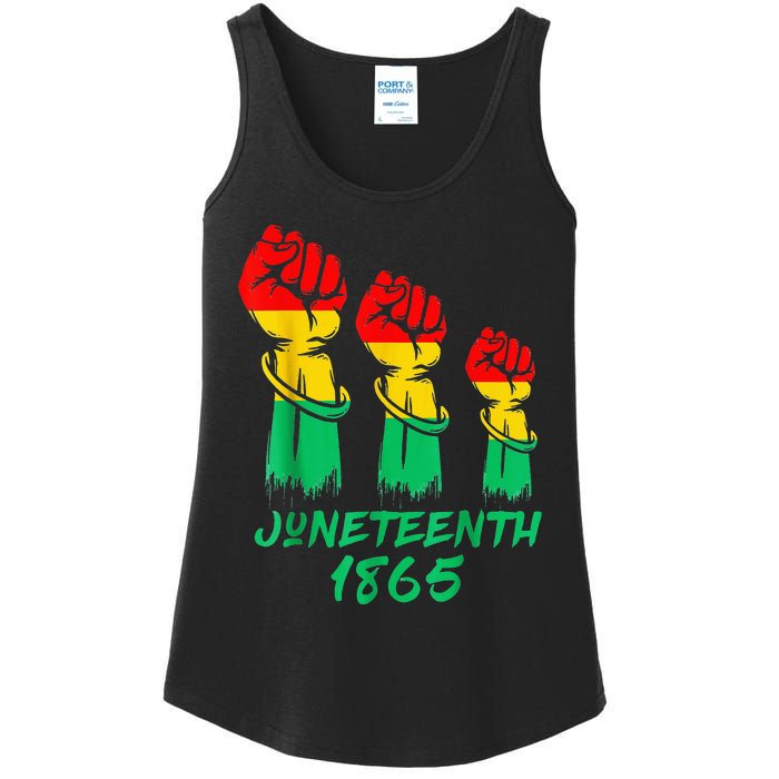 Juneteenth Is My Independence Day Black  Pride Ladies Essential Tank