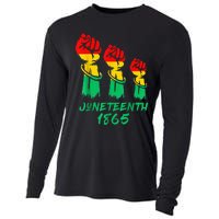 Juneteenth Is My Independence Day Black  Pride Cooling Performance Long Sleeve Crew