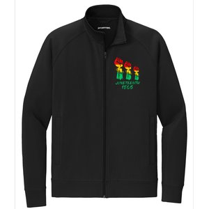 Juneteenth Is My Independence Day Black  Pride Stretch Full-Zip Cadet Jacket