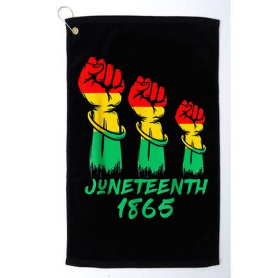 Juneteenth Is My Independence Day Black  Pride Golf Towel