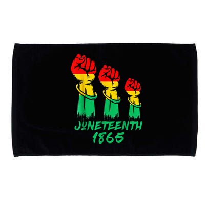 Juneteenth Is My Independence Day Black  Pride Microfiber Hand Towel