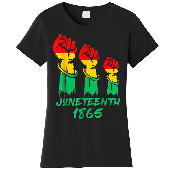 Juneteenth Is My Independence Day Black  Pride Women's T-Shirt