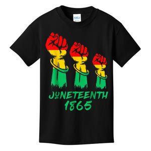 Juneteenth Is My Independence Day Black  Pride Kids T-Shirt