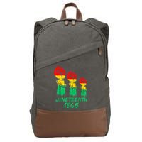 Juneteenth Is My Independence Day Black  Pride Cotton Canvas Backpack