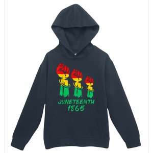 Juneteenth Is My Independence Day Black  Pride Urban Pullover Hoodie