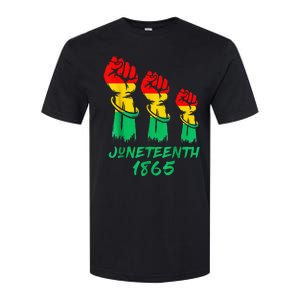 Juneteenth Is My Independence Day Black  Pride Softstyle CVC T-Shirt