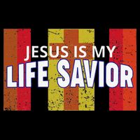 Jesus Is My Life Savior Green Cooling Performance Crew T-Shirt