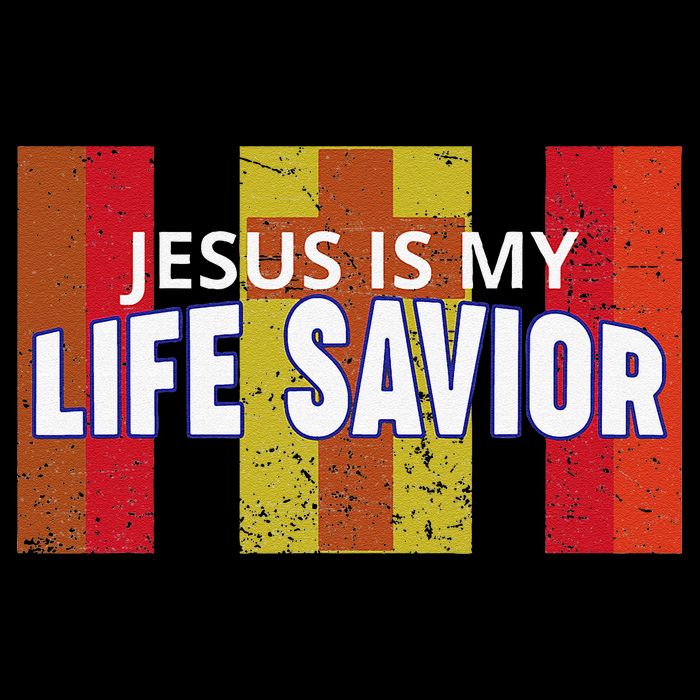 Jesus Is My Life Savior Green Cooling Performance Crew T-Shirt