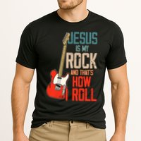 Jesus Is My Rock And That Is How I Roll Christian Cooling Performance Crew T-Shirt