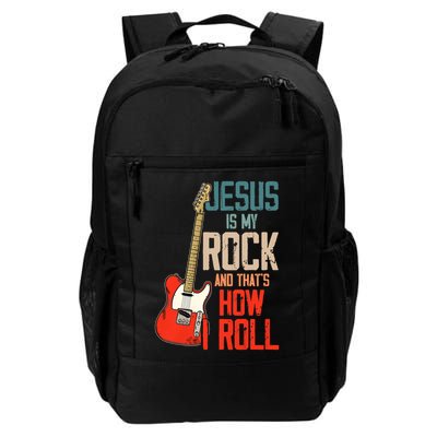 Jesus Is My Rock And That Is How I Roll Christian Backpack