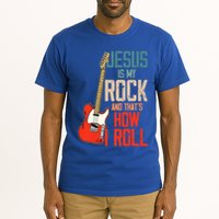 Jesus Is My Rock And That Is How I Roll Christian Tall T-Shirt
