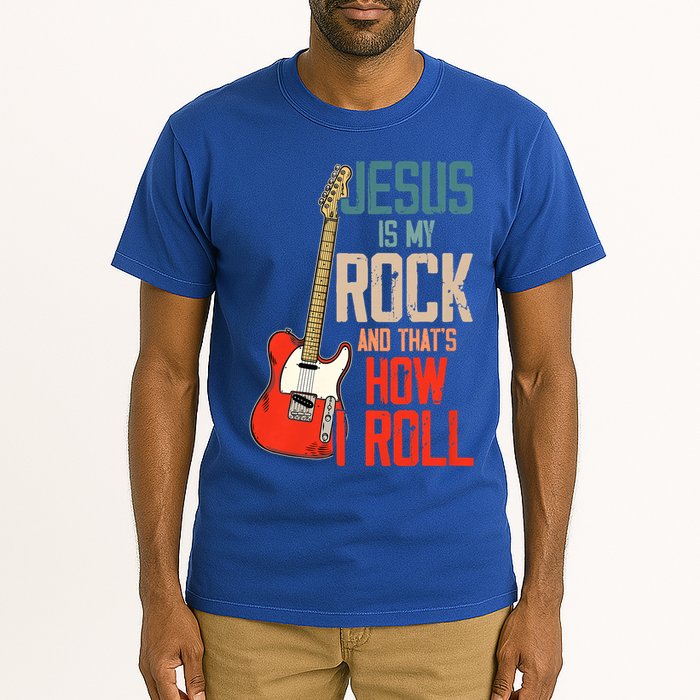 Jesus Is My Rock And That Is How I Roll Christian Tall T-Shirt