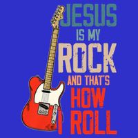 Jesus Is My Rock And That Is How I Roll Christian 16 in Basic Backpack