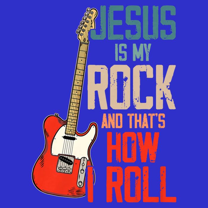 Jesus Is My Rock And That Is How I Roll Christian 16 in Basic Backpack