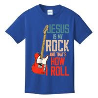 Jesus Is My Rock And That Is How I Roll Christian Kids T-Shirt