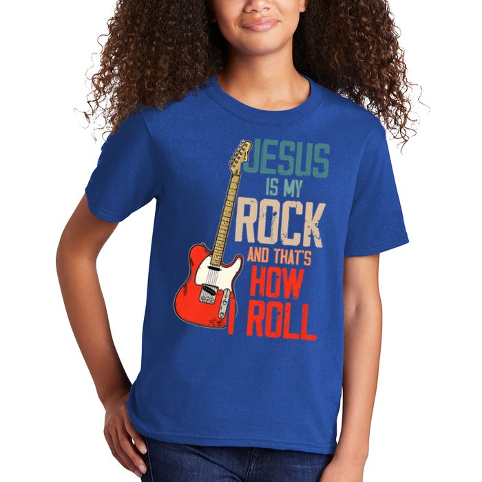 Jesus Is My Rock And That Is How I Roll Christian Kids T-Shirt