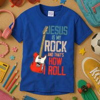 Jesus Is My Rock And That Is How I Roll Christian Kids T-Shirt