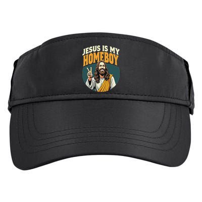 Jesus Is My Homeboy Adult Drive Performance Visor