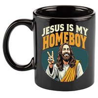 Jesus Is My Homeboy 11oz C Handle Ceramic Mug