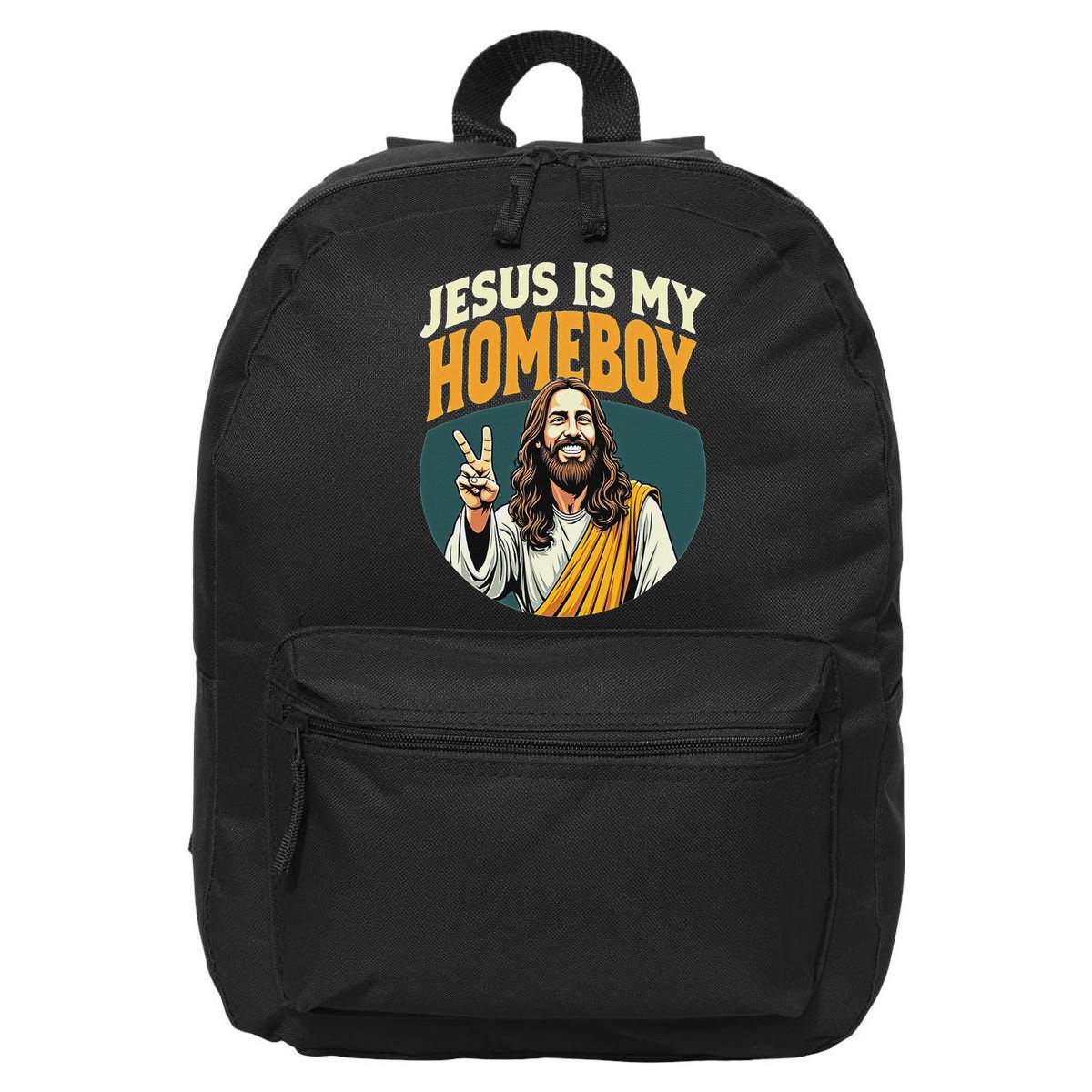 Jesus Is My Homeboy 16 in Basic Backpack