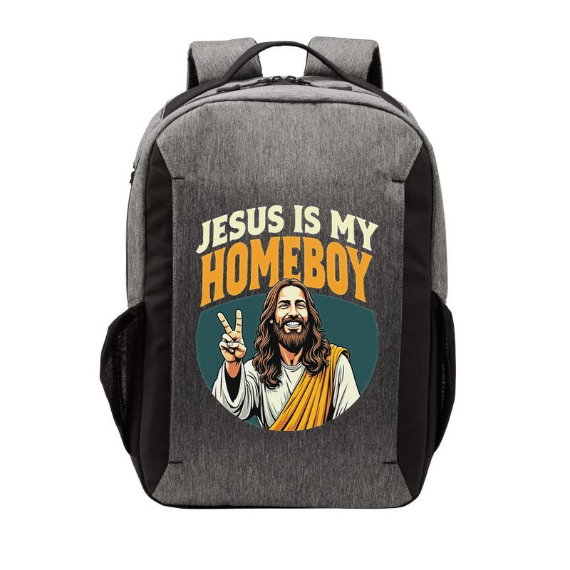 Jesus Is My Homeboy Vector Backpack