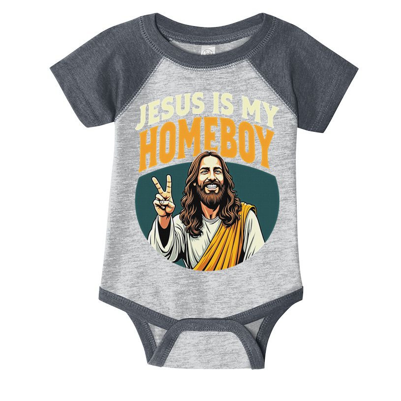Jesus Is My Homeboy Infant Baby Jersey Bodysuit