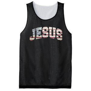 Jesus Is My Savior Trump Is My President USA America Flag Mesh Reversible Basketball Jersey Tank