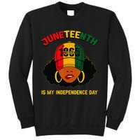 Juneteenth Is My Independence Day Black Melanin  Sweatshirt