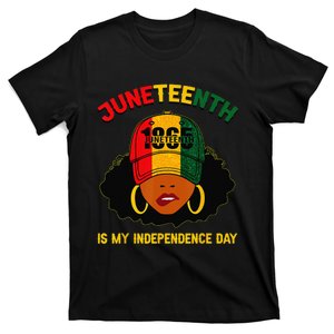 Juneteenth Is My Independence Day Black Melanin  T-Shirt