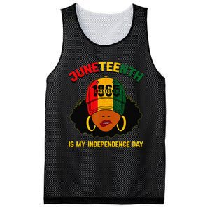 Juneteenth Is My Independence Day Black Melanin  Mesh Reversible Basketball Jersey Tank