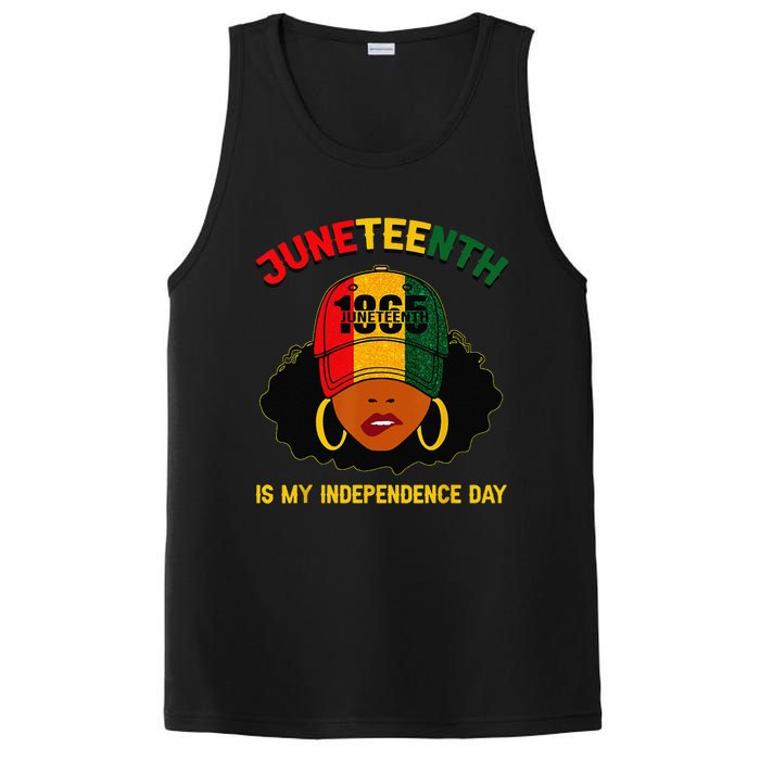 Juneteenth Is My Independence Day Black Melanin  PosiCharge Competitor Tank