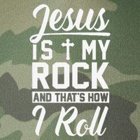 Jesus Is My Rock And Thats How I Roll Christian Legacy Tie Dye Trucker Hat