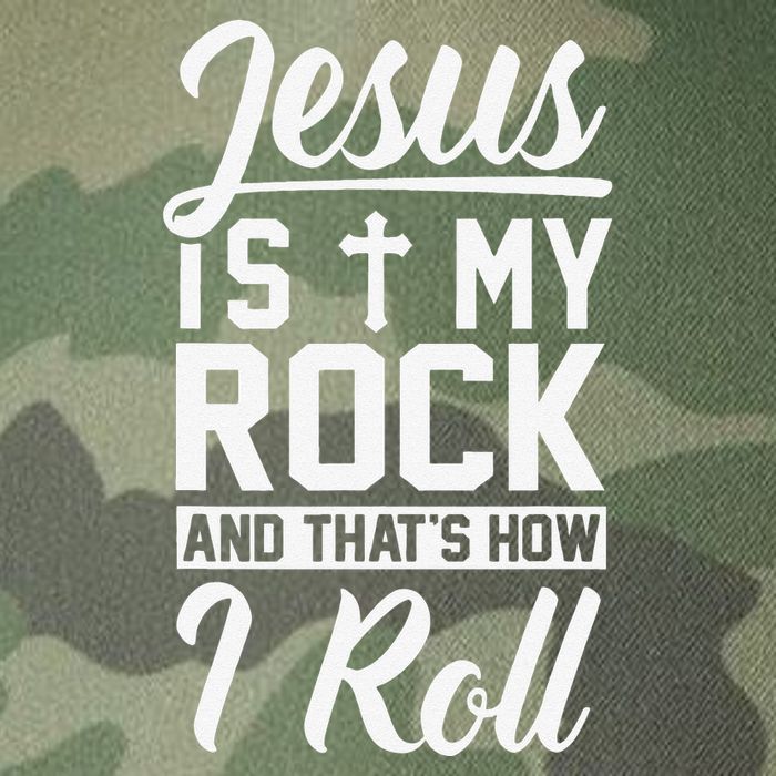 Jesus Is My Rock And Thats How I Roll Christian Legacy Tie Dye Trucker Hat