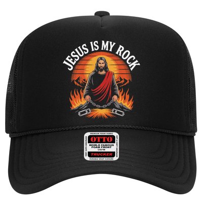 Jesus Is My Rock Biblical Faith Hat