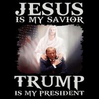 Jesus Is My Savior Trump Is My President Performance Shirt