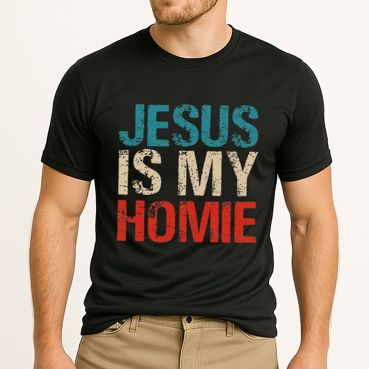 Jesus Is My Homie Cooling Performance Crew T-Shirt