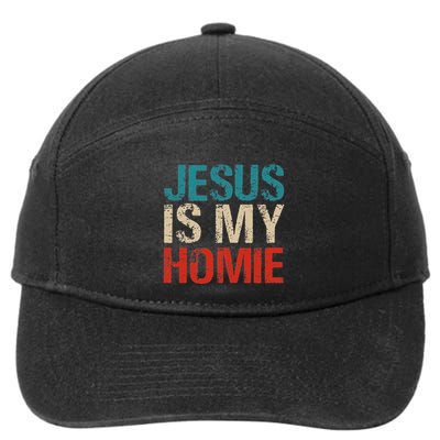 Jesus Is My Homie 7-Panel Snapback Hat