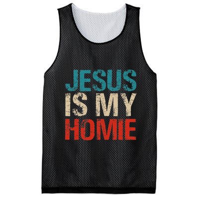Jesus Is My Homie Mesh Reversible Basketball Jersey Tank