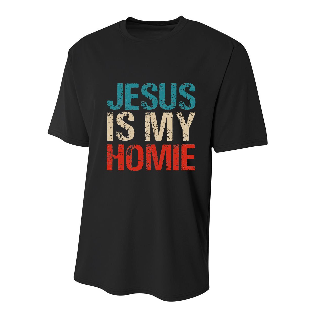 Jesus Is My Homie Youth Performance Sprint T-Shirt