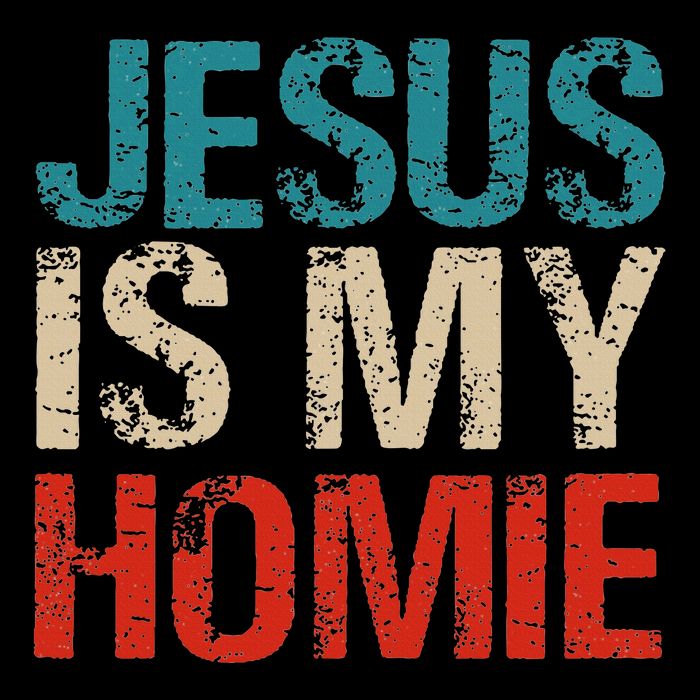 Jesus Is My Homie Cropped Pullover Crew