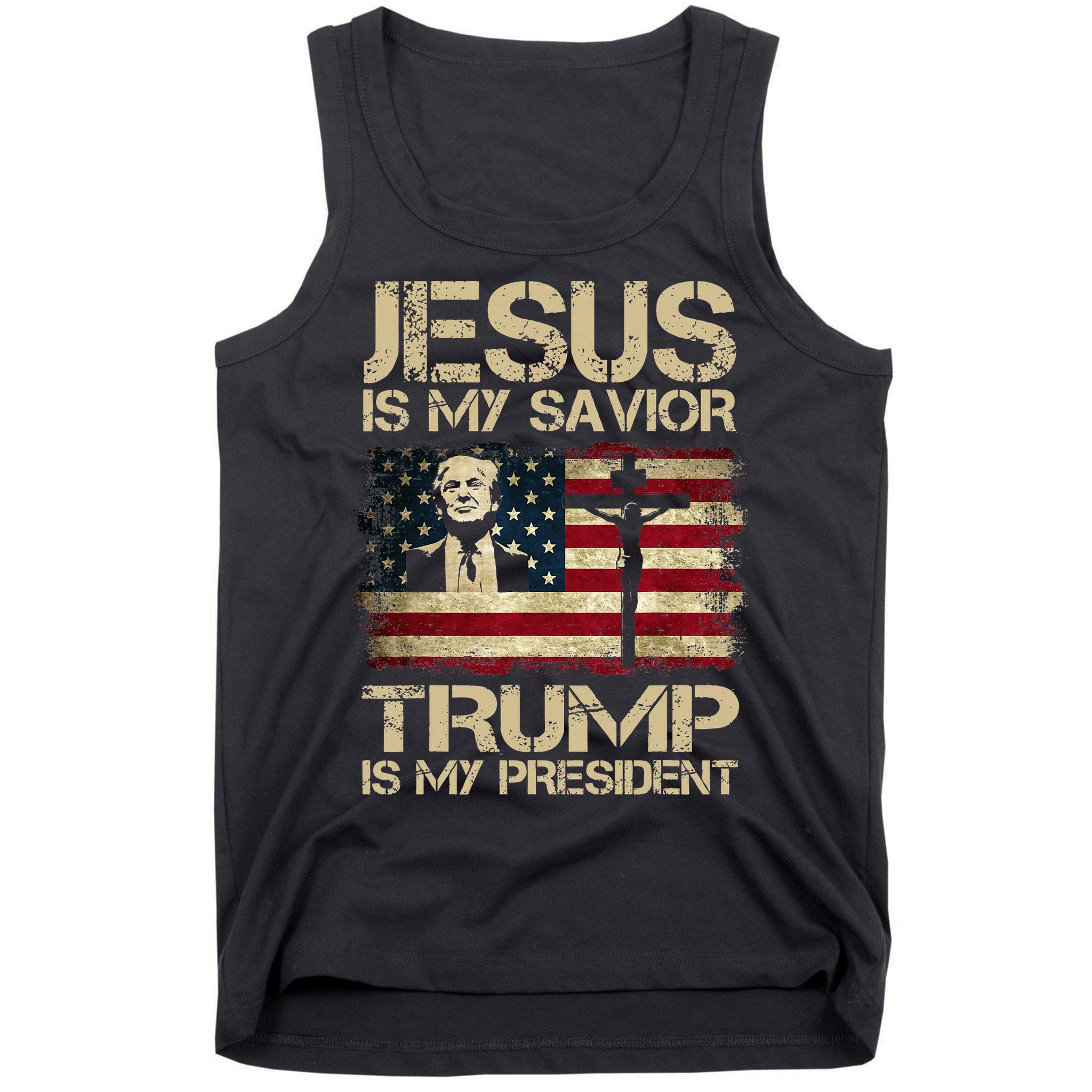 Jesus Is My Savior Trump Is My President Trump 2024 Tank Top