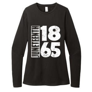 Juneteenth Is My Independence Day Black Freedom 1865 Gift Womens CVC Long Sleeve Shirt