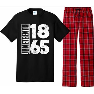 Juneteenth Is My Independence Day Black Freedom 1865 Gift Pajama Set