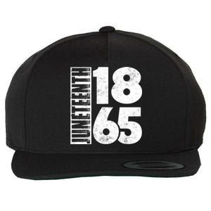 Juneteenth Is My Independence Day Black Freedom 1865 Gift Wool Snapback Cap