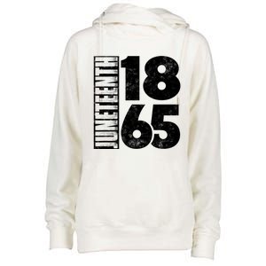 Juneteenth Is My Independence Day Black Freedom 1865 Gift Womens Funnel Neck Pullover Hood