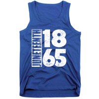 Juneteenth Is My Independence Day Black Freedom 1865 Gift Tank Top