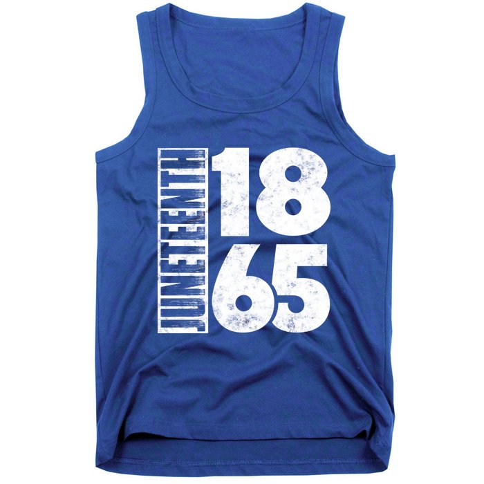 Juneteenth Is My Independence Day Black Freedom 1865 Gift Tank Top