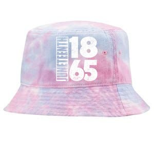 Juneteenth Is My Independence Day Black Freedom 1865 Gift Tie-Dyed Bucket Hat