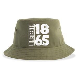 Juneteenth Is My Independence Day Black Freedom 1865 Gift Sustainable Bucket Hat