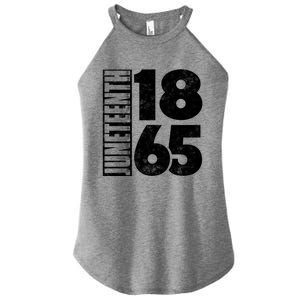 Juneteenth Is My Independence Day Black Freedom 1865 Gift Women's Perfect Tri Rocker Tank